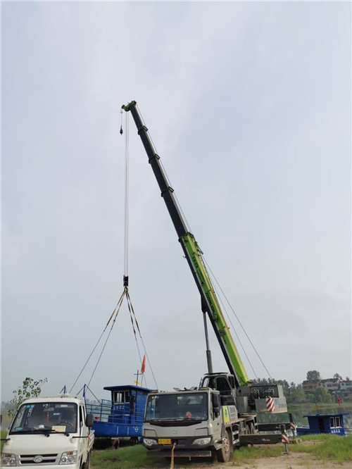 筠连县桥梁建设吊装案例
